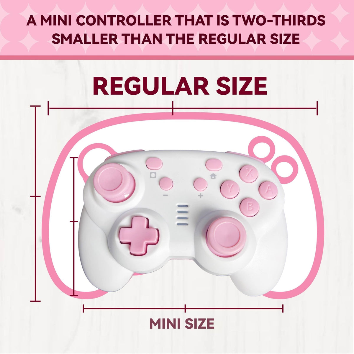 TurbX Mini Mate compact wireless controller for small hands