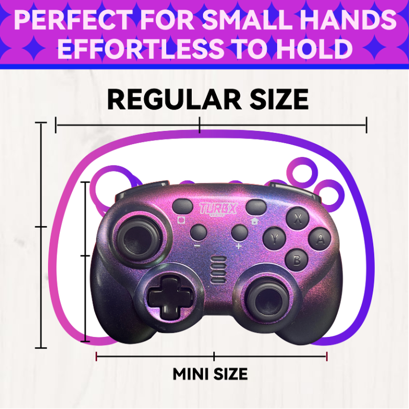 Prism Shift Mini wireless controller with compact ergonomic shape