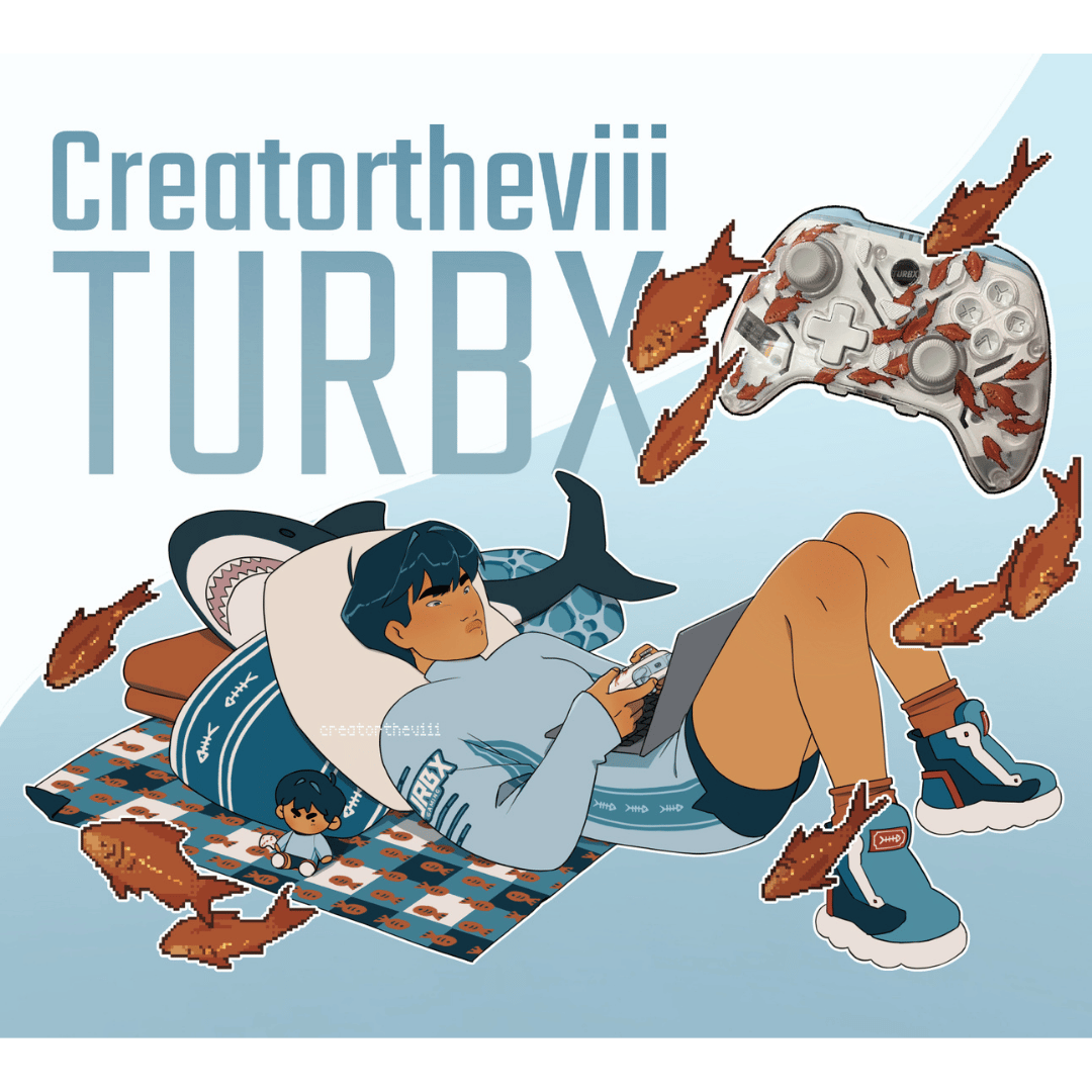 Doc x TurbX Artist Drop limited edition controller bundle with creator artwork