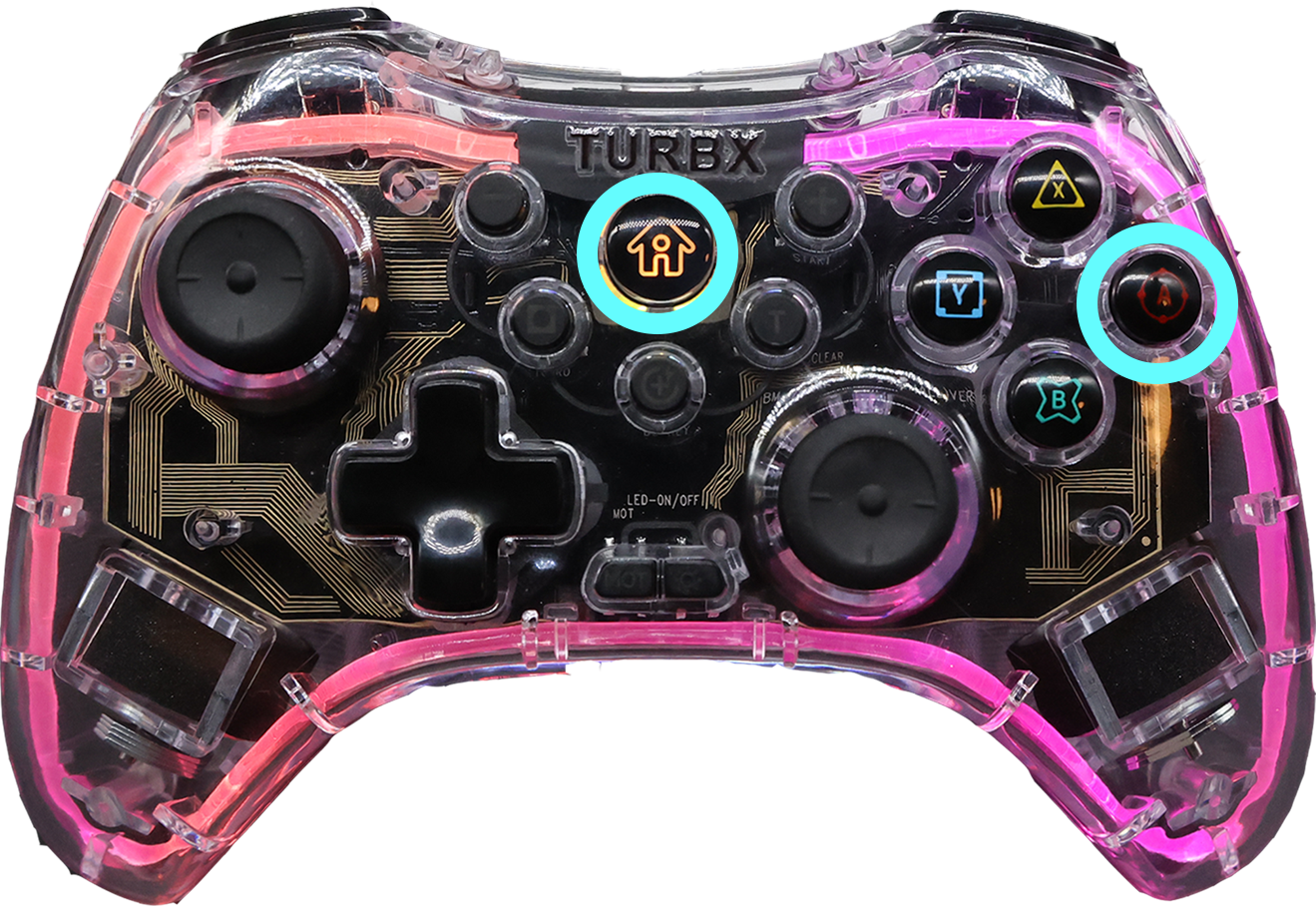 TurbX Quick Use Guide: How to quickly connect with iOS_MFi_Apple_Arcade_Mode_iOS_13.0_and_above_TurbX-PS5-Nintendo-Switch-Wireless-Gaming-ControllerHow-to-use-user-guide-manual-Cross-platform-Gaming-Controller-Gamepad-Mobile-gamer-Ste
